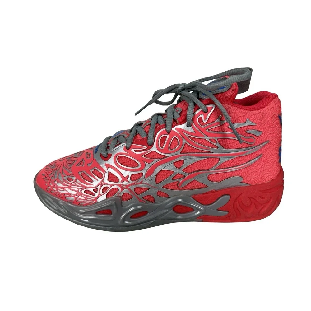 LaMelo Ball PUMA Shoes Size 8 MB.04 Child Puma Red Pink Matte Sneakers